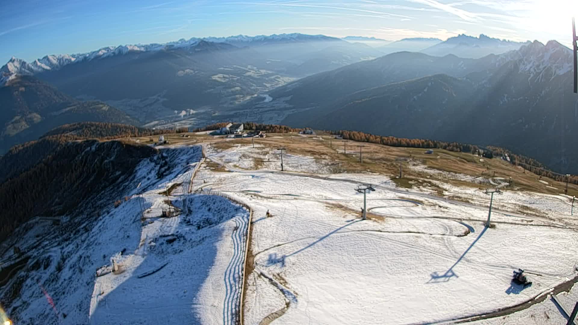 Kronplatz-Gipfel | Blick nach Olang – Valdaora