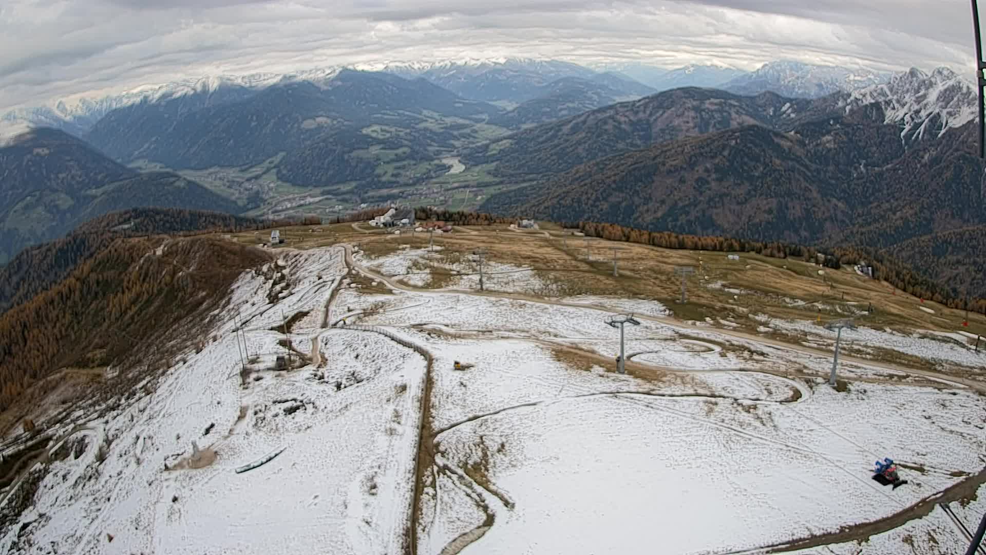 Sommet du Kronplatz | vue sur Valdaora – Olang