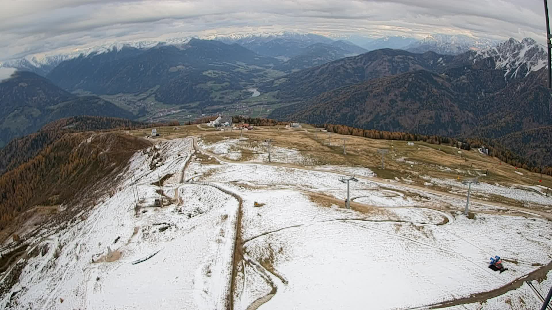 Kronplatz vrh | pogled na Valdaora – Olang