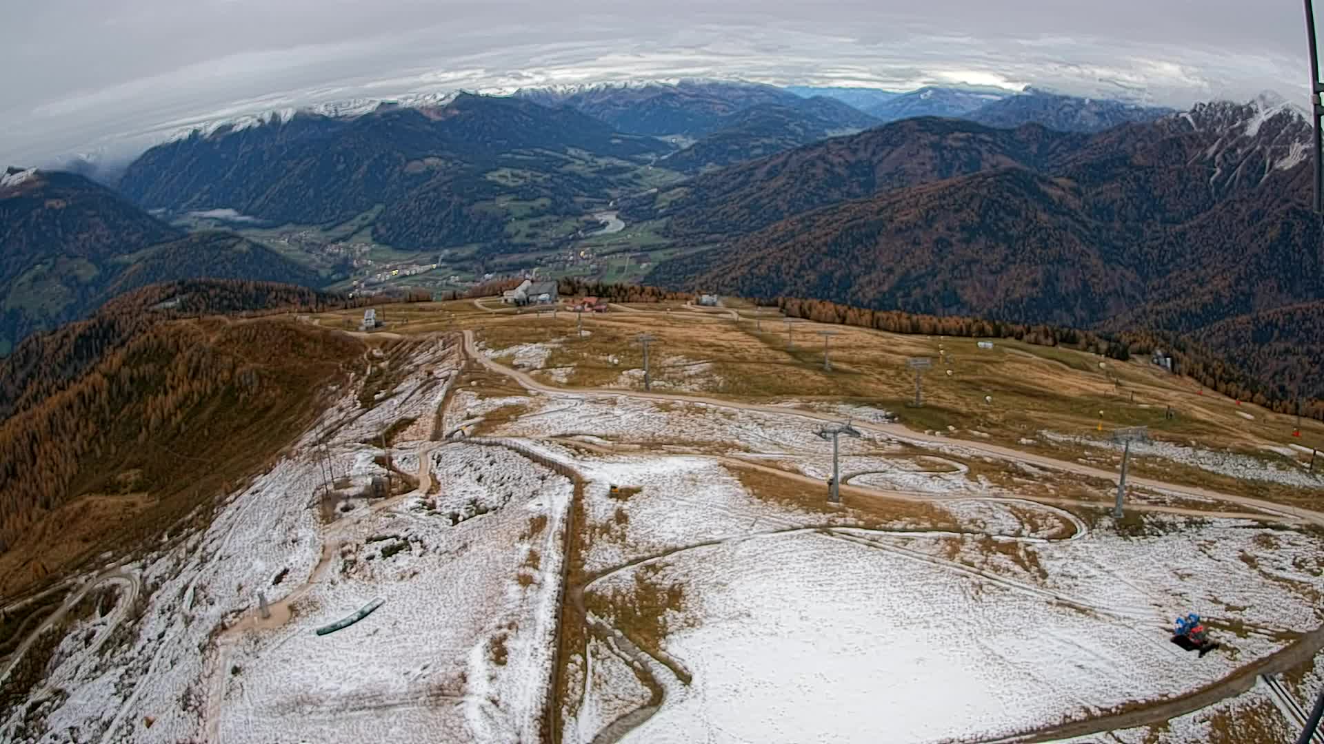 Kronplatz-Gipfel | Blick nach Olang – Valdaora