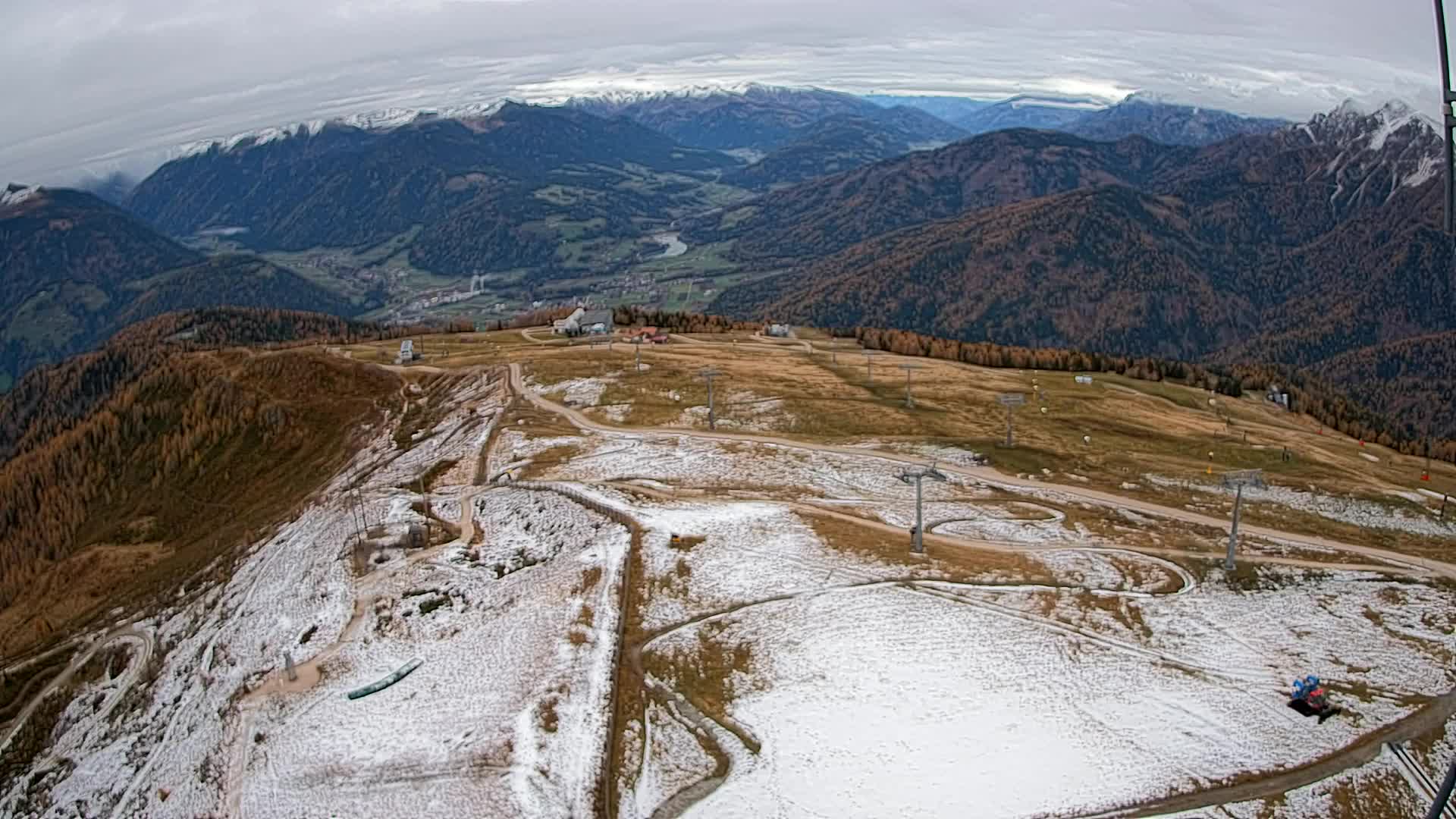 Kronplatz-Gipfel | Blick nach Olang – Valdaora