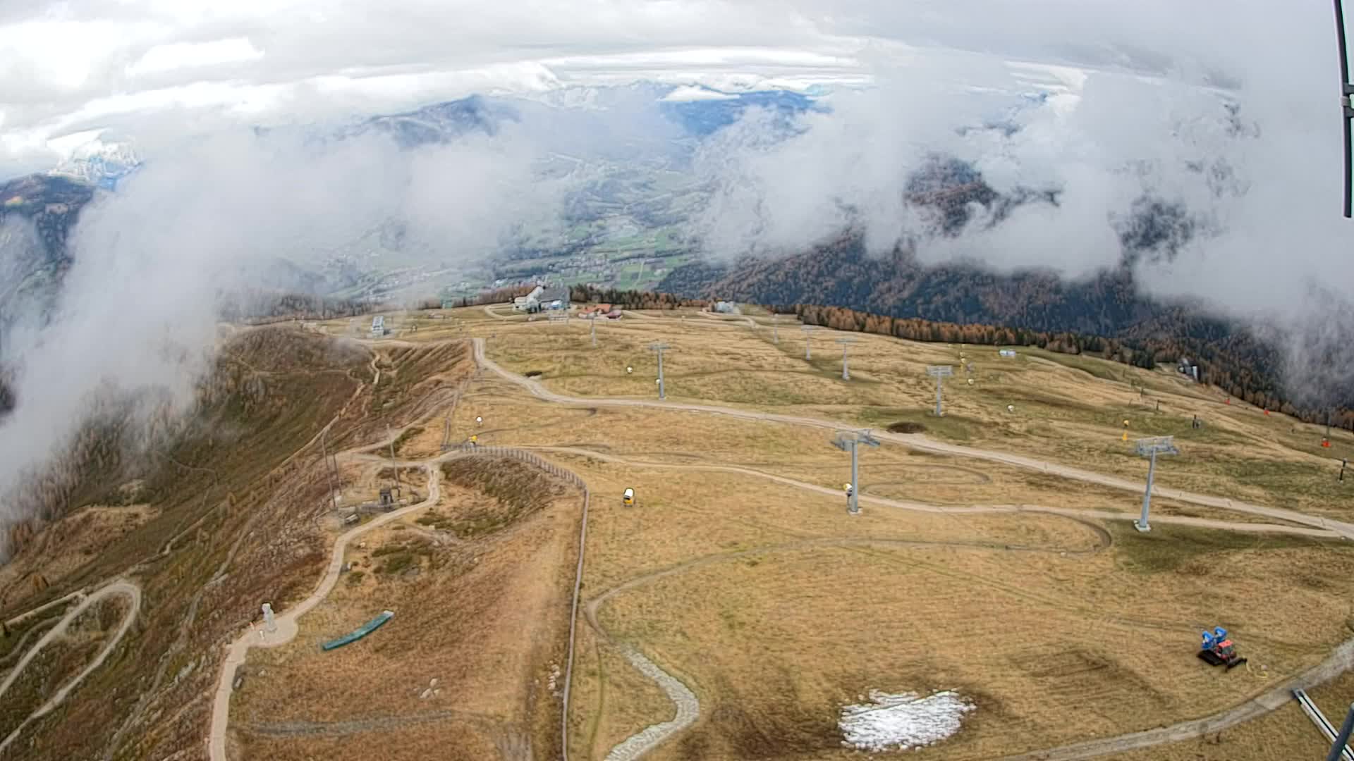 Kronplatz-Gipfel | Blick nach Olang – Valdaora
