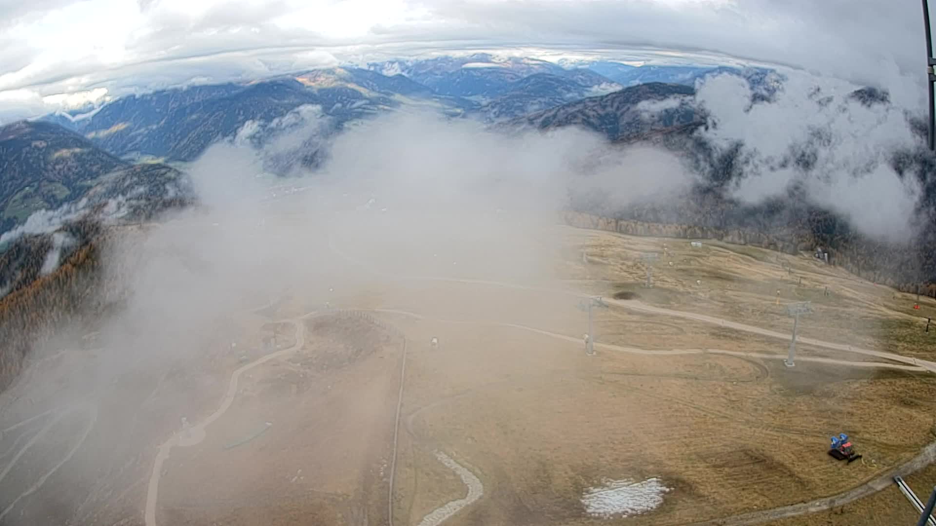 Kronplatz-Gipfel | Blick nach Olang – Valdaora