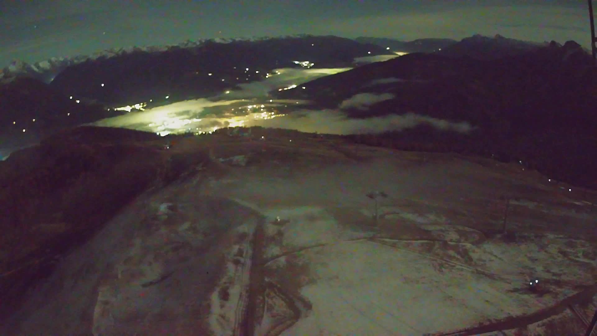 Kronplatz-Gipfel | Blick nach Olang – Valdaora