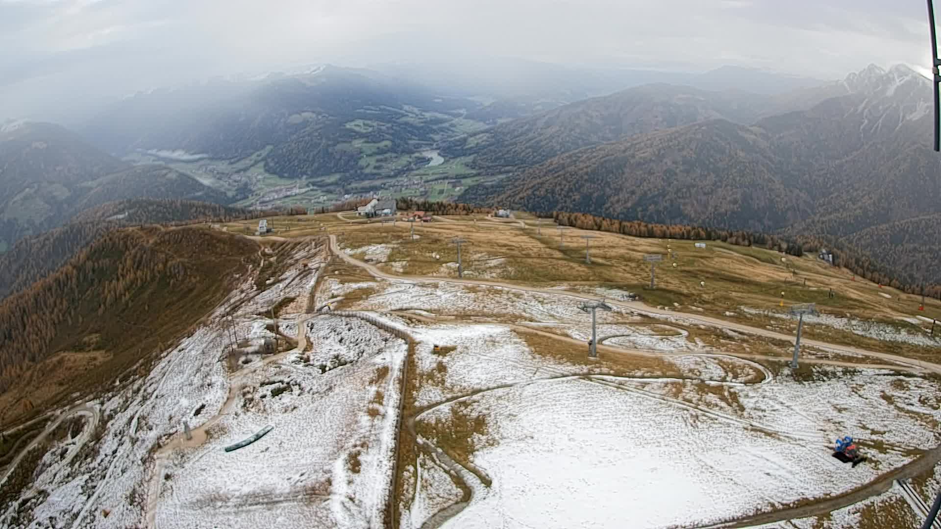 Kronplatz-Gipfel | Blick nach Olang – Valdaora