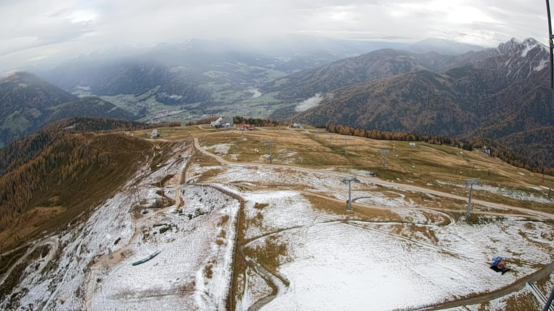 Kronplatz-Gipfel | Blick nach Olang – Valdaora