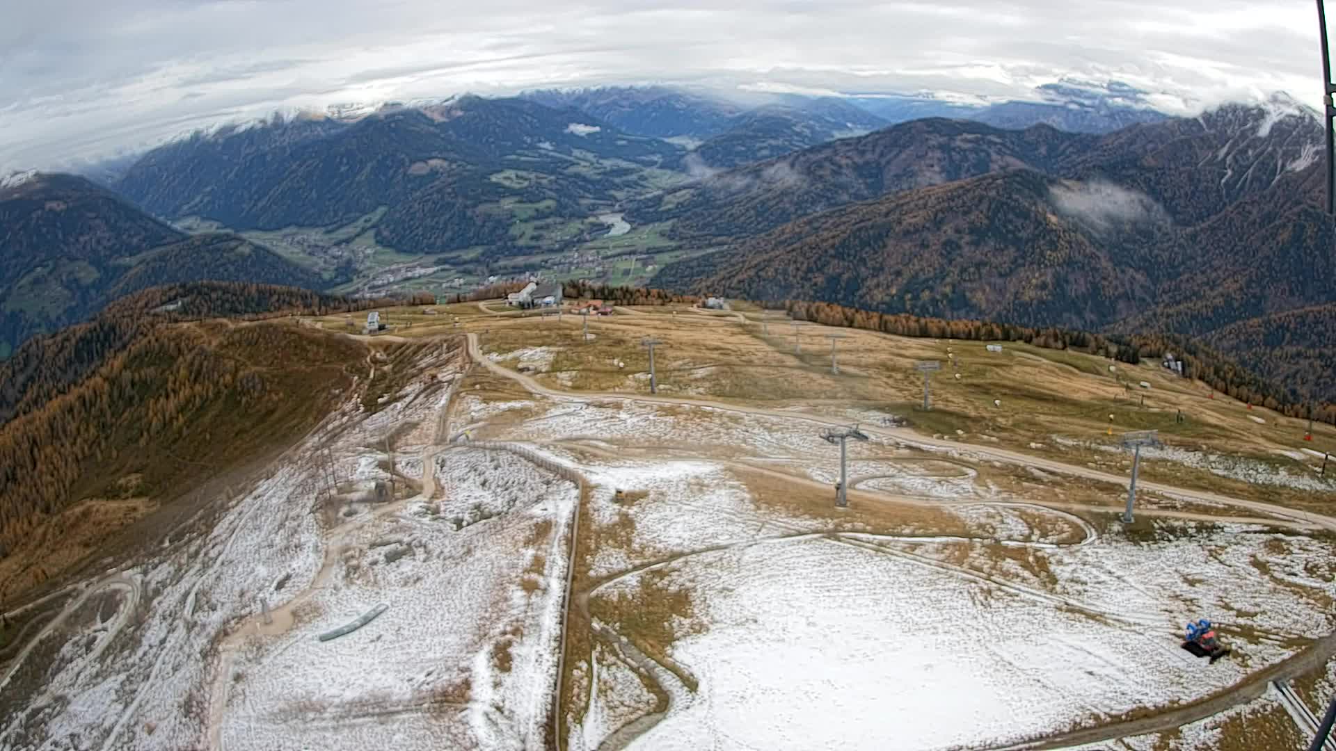 Kronplatz-Gipfel | Blick nach Olang – Valdaora
