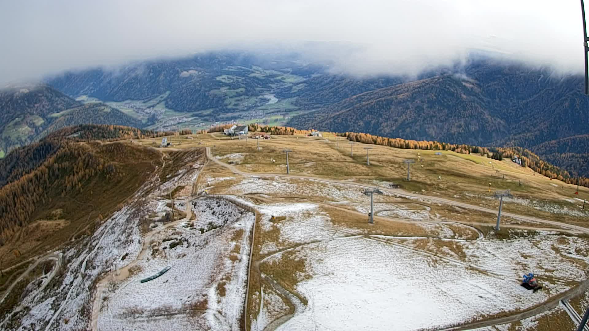 Kronplatz-Gipfel | Blick nach Olang – Valdaora