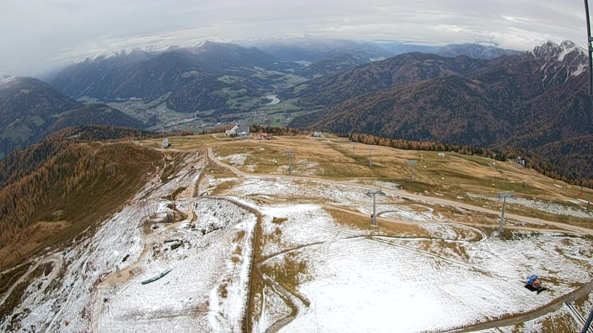 Kronplatz-Gipfel | Blick nach Olang – Valdaora