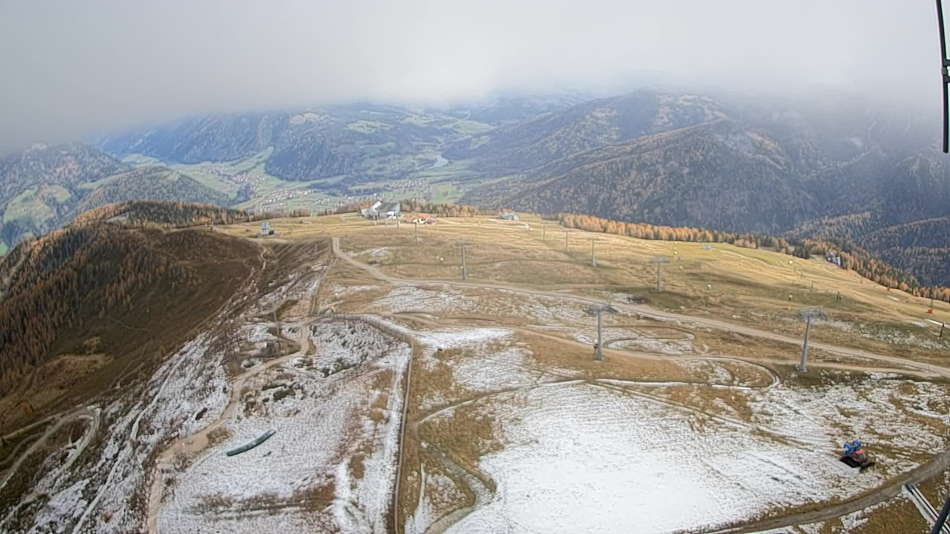 Kronplatz-Gipfel | Blick nach Olang – Valdaora