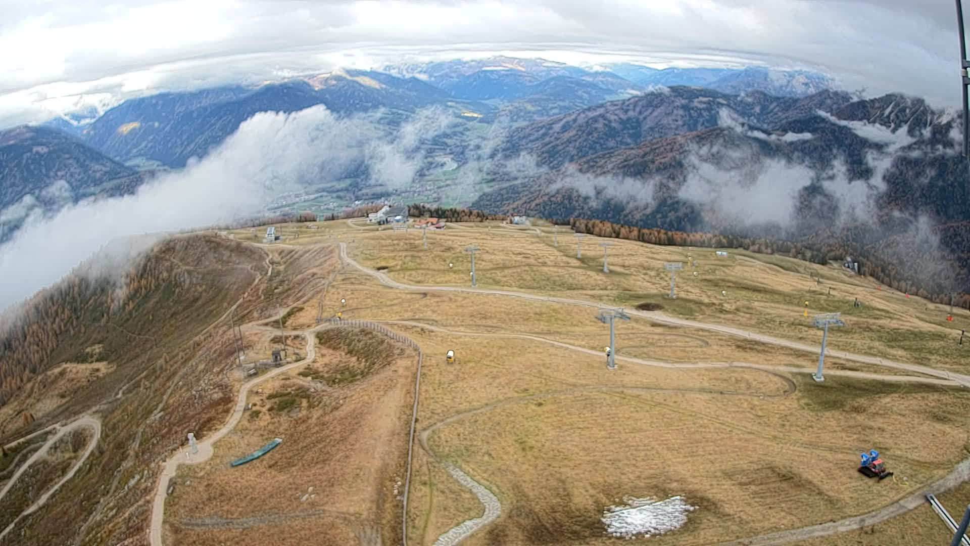 Kronplatz-Gipfel | Blick nach Olang – Valdaora
