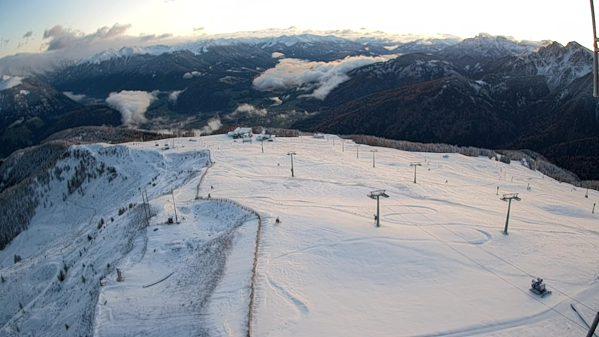 Kronplatz vrh | pogled na Valdaora – Olang