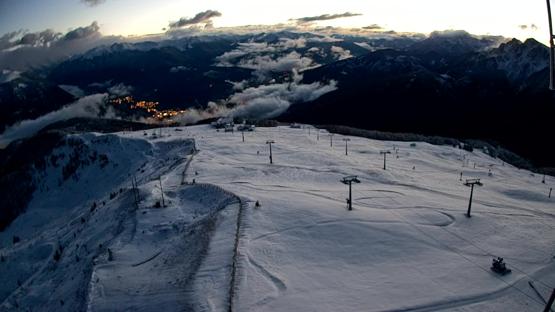 Kronplatz vrh | pogled na Valdaora – Olang