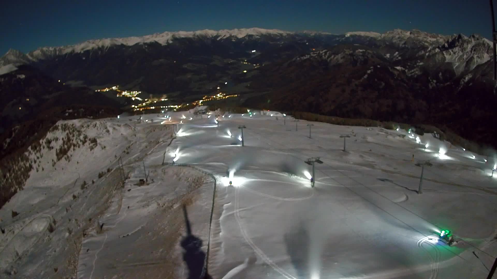 Kronplatz-Gipfel | Blick nach Olang – Valdaora