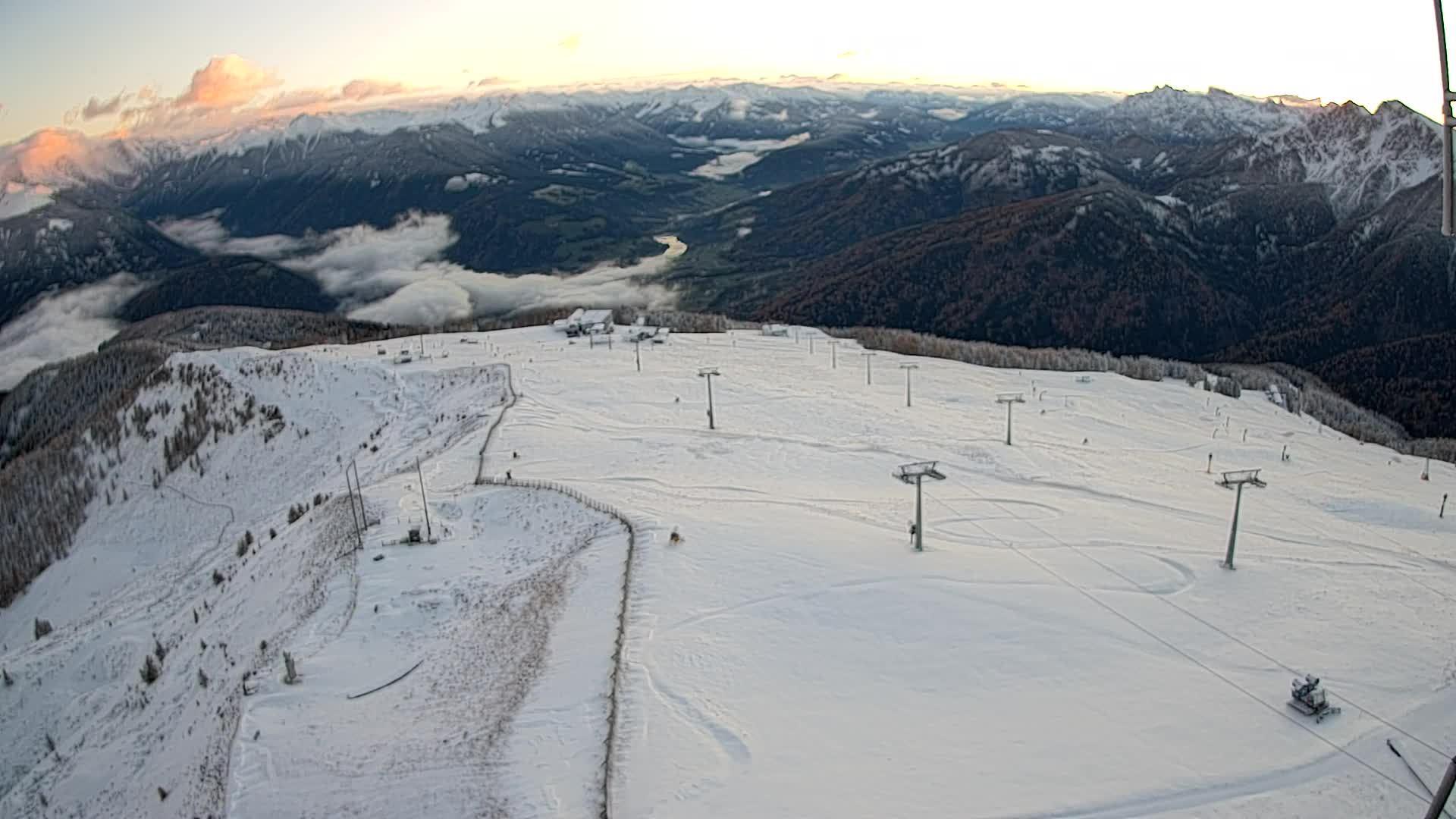 Kronplatz vrh | pogled na Valdaora – Olang