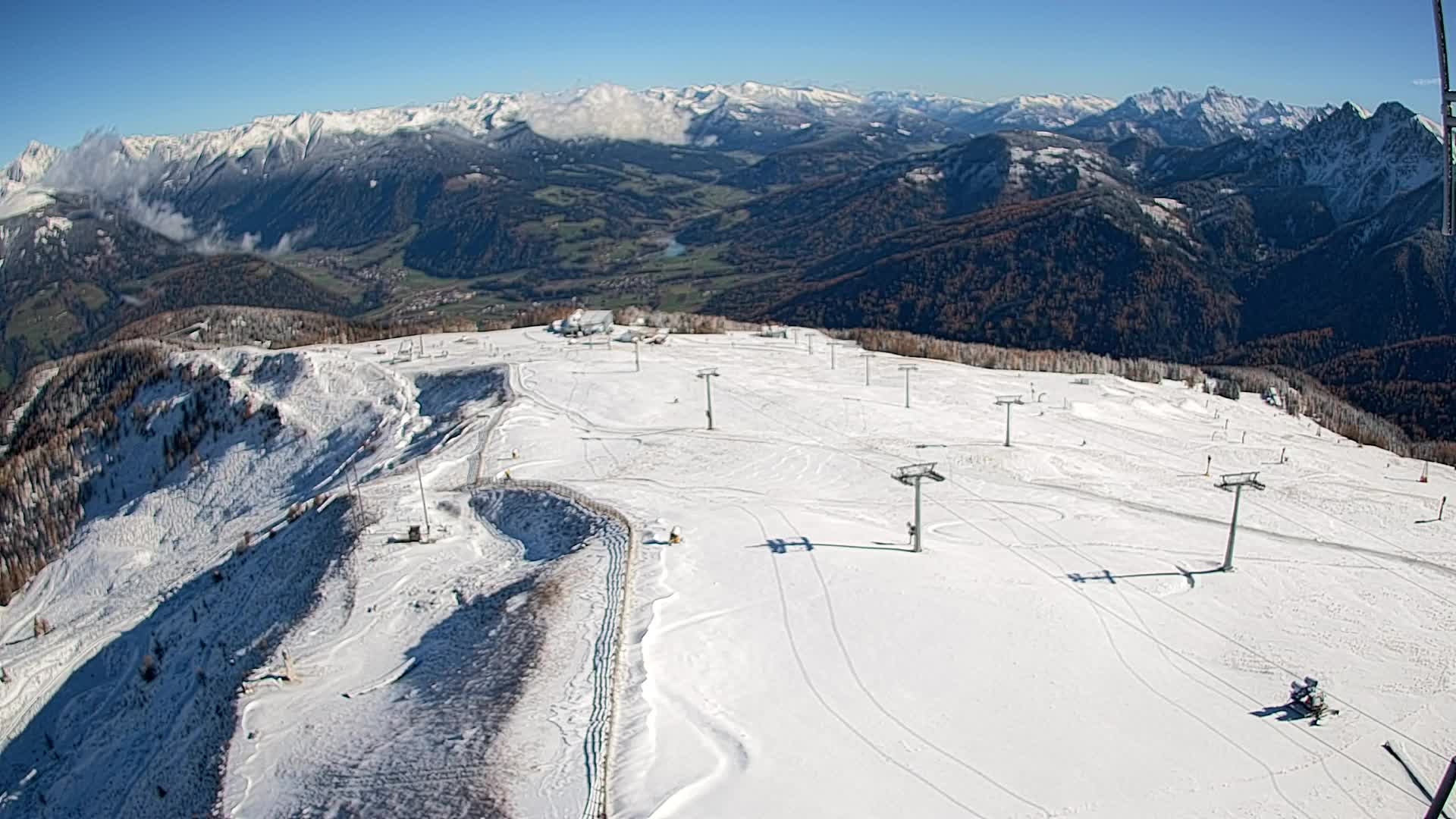 Kronplatz-Gipfel | Blick nach Olang – Valdaora
