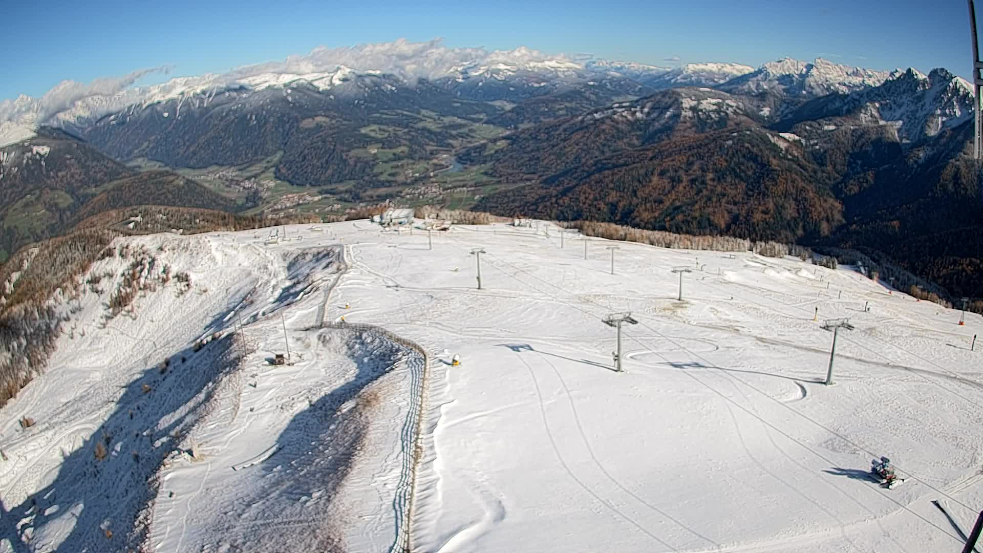 Kronplatz-Gipfel | Blick nach Olang – Valdaora