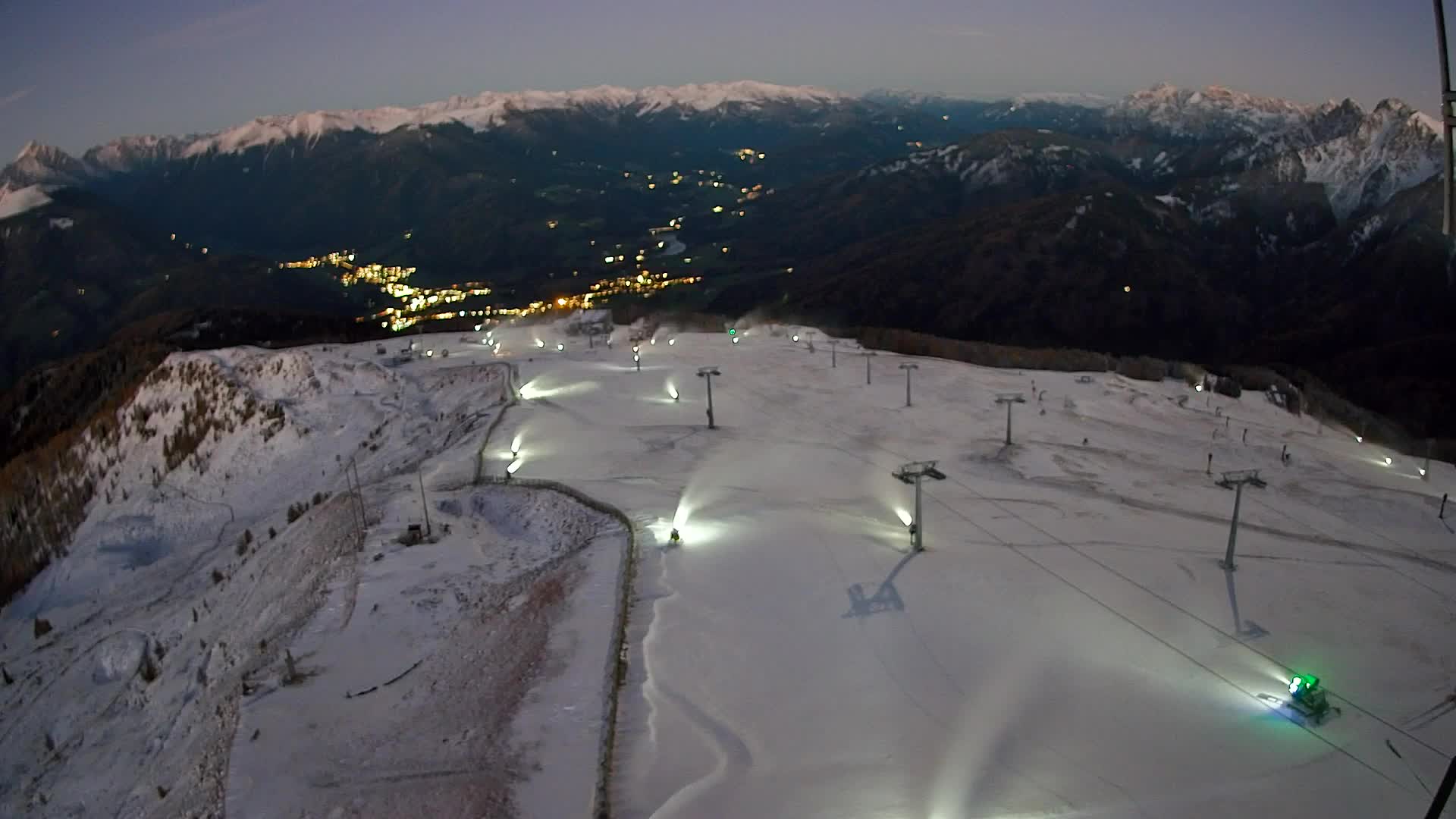 Kronplatz-Gipfel | Blick nach Olang – Valdaora