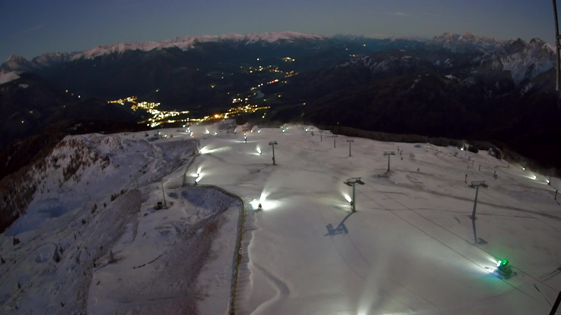 Kronplatz-Gipfel | Blick nach Olang – Valdaora