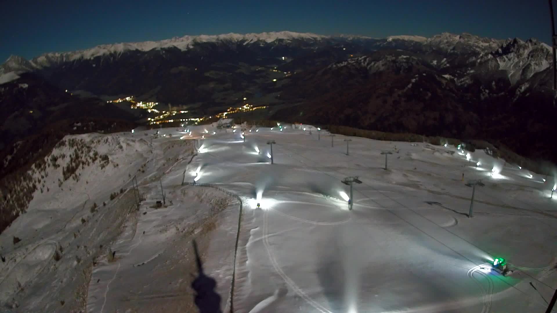 Kronplatz-Gipfel | Blick nach Olang – Valdaora