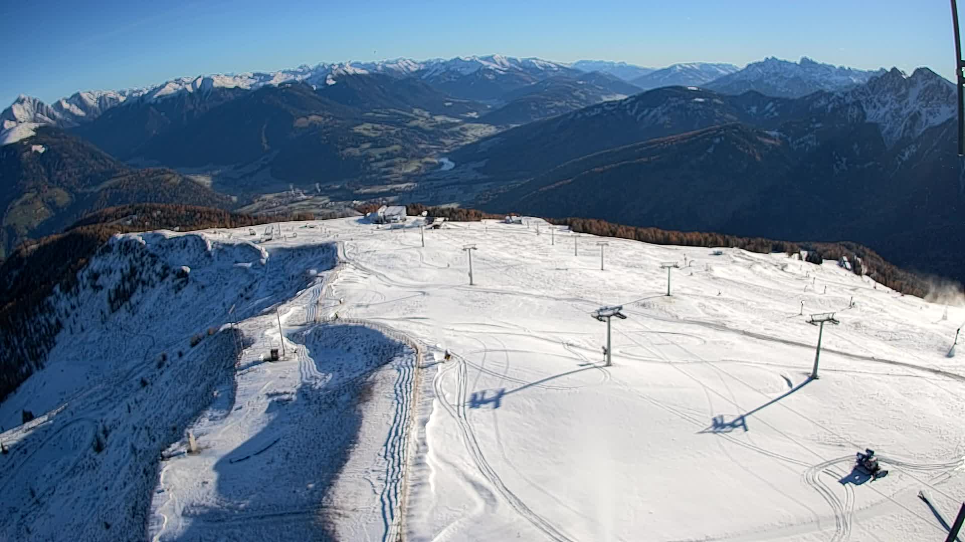 Kronplatz-Gipfel | Blick nach Olang – Valdaora
