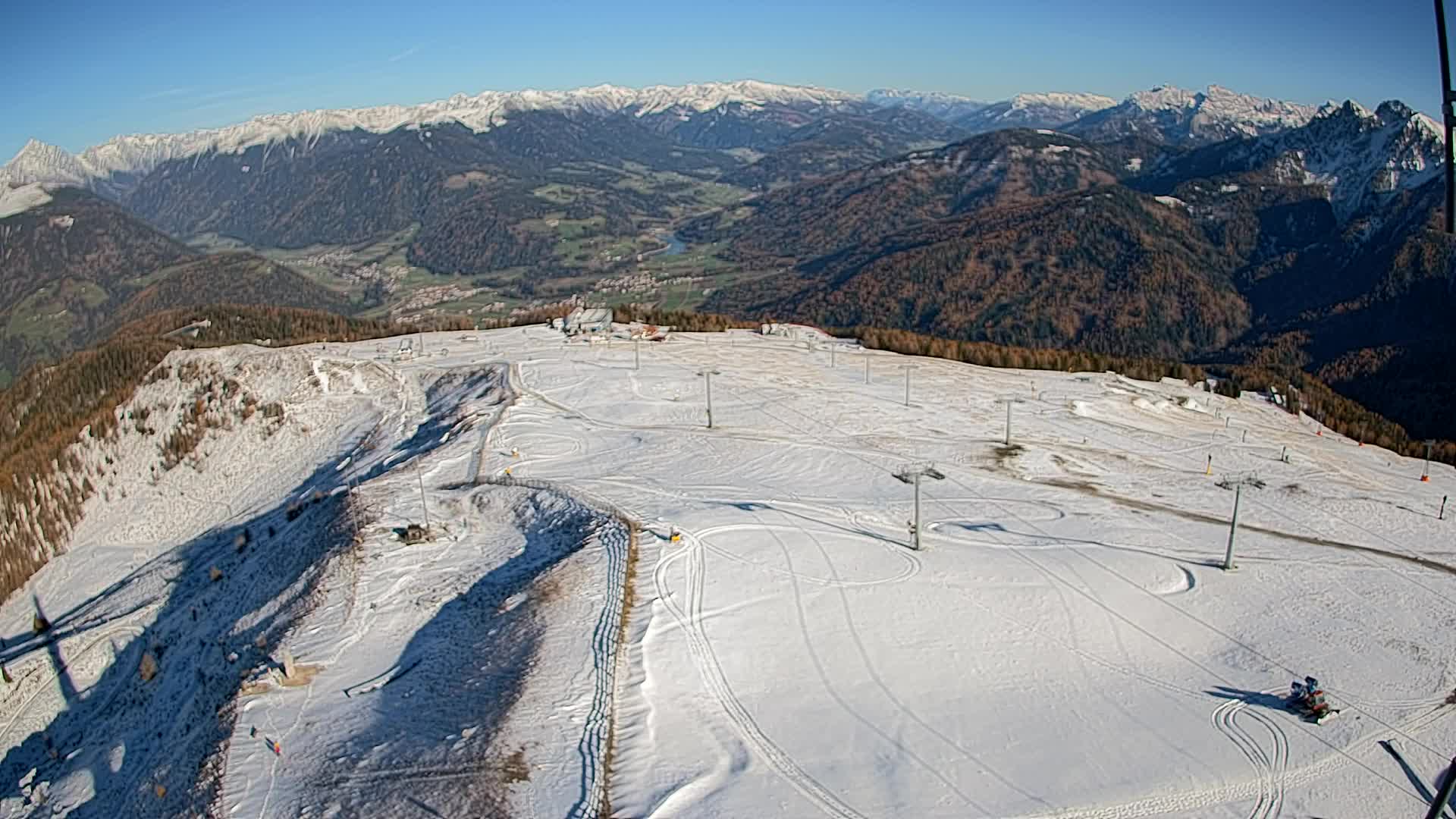 Kronplatz-Gipfel | Blick nach Olang – Valdaora