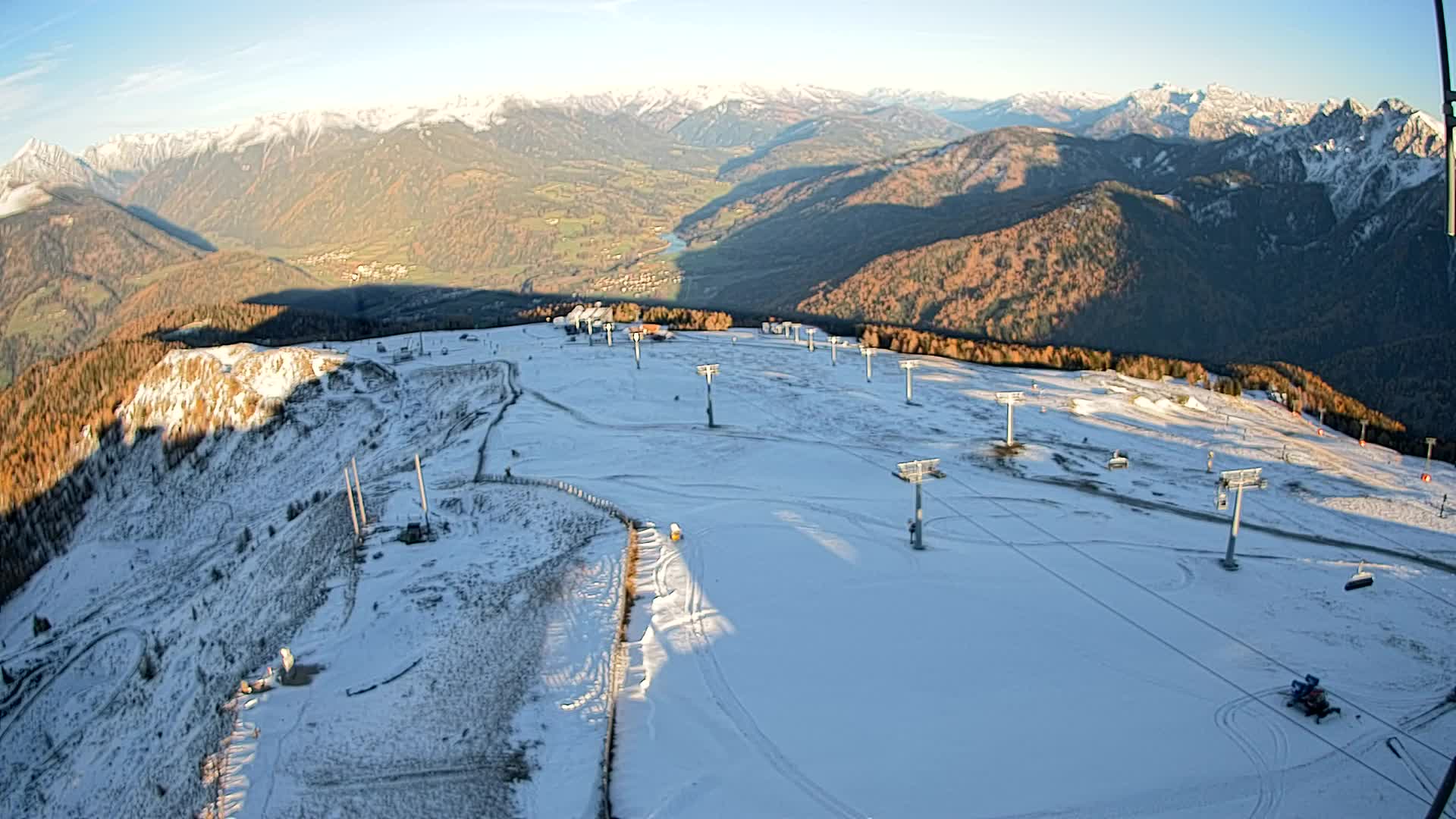 Kronplatz-Gipfel | Blick nach Olang – Valdaora