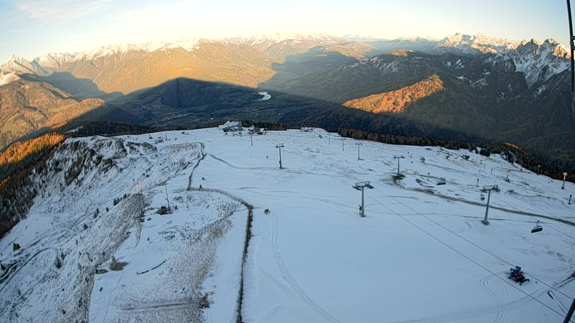 Kronplatz-Gipfel | Blick nach Olang – Valdaora