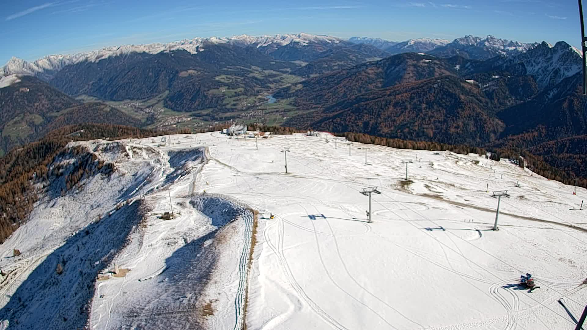 Kronplatz-Gipfel | Blick nach Olang – Valdaora