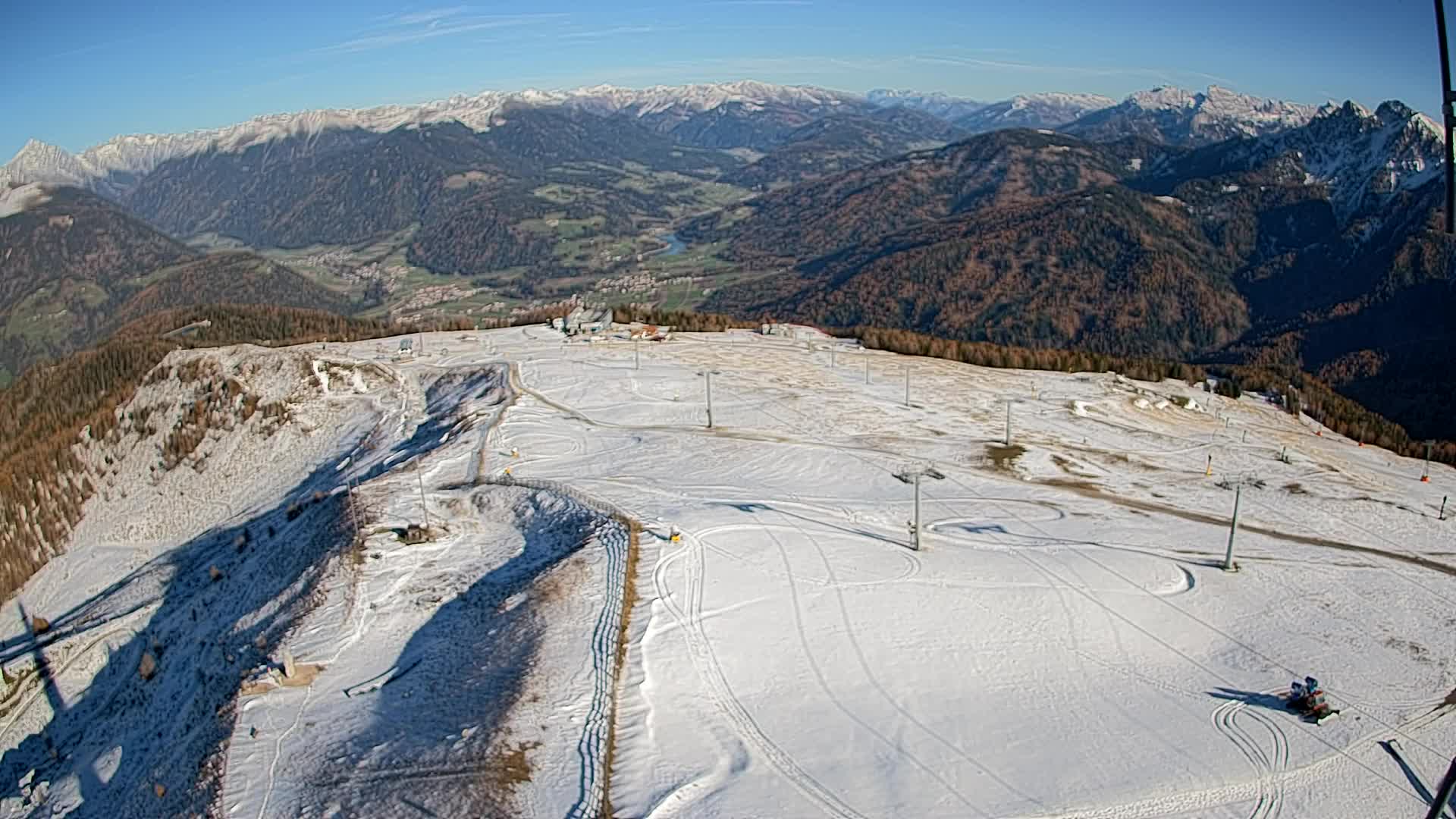 Kronplatz-Gipfel | Blick nach Olang – Valdaora