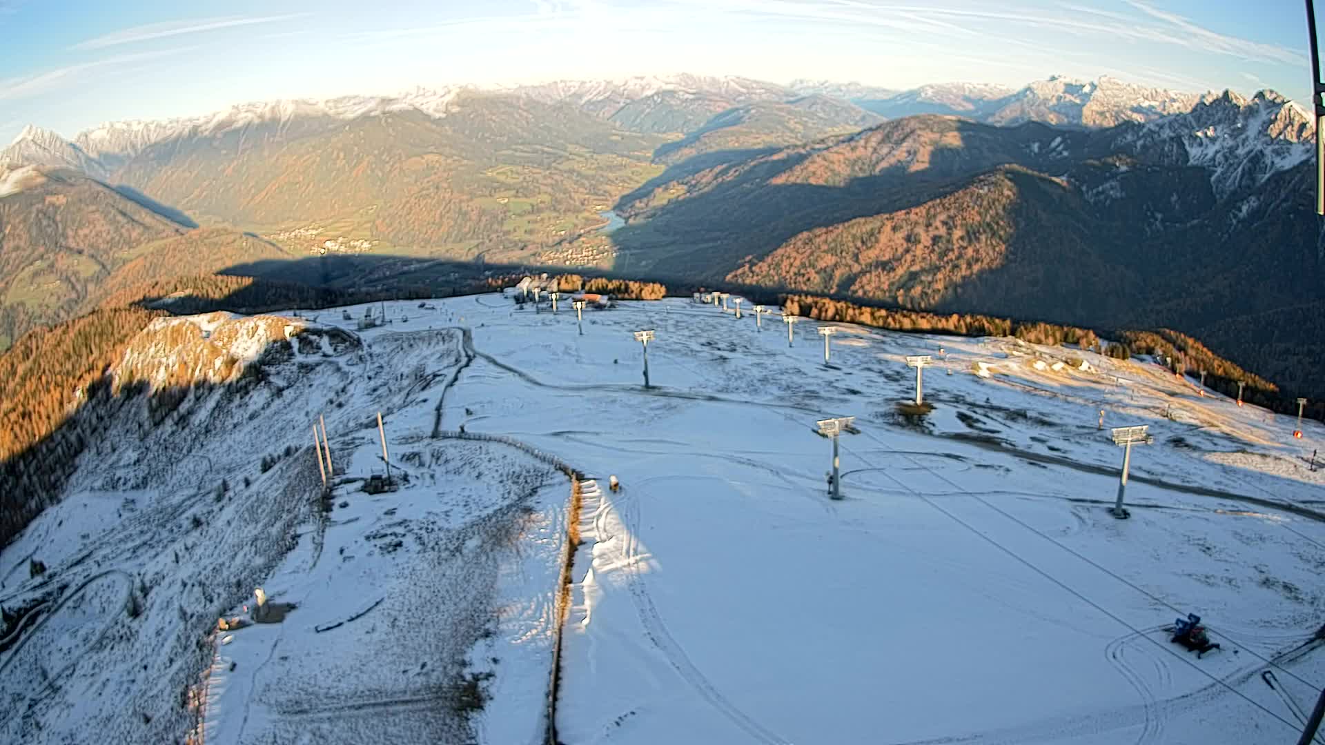 Kronplatz-Gipfel | Blick nach Olang – Valdaora