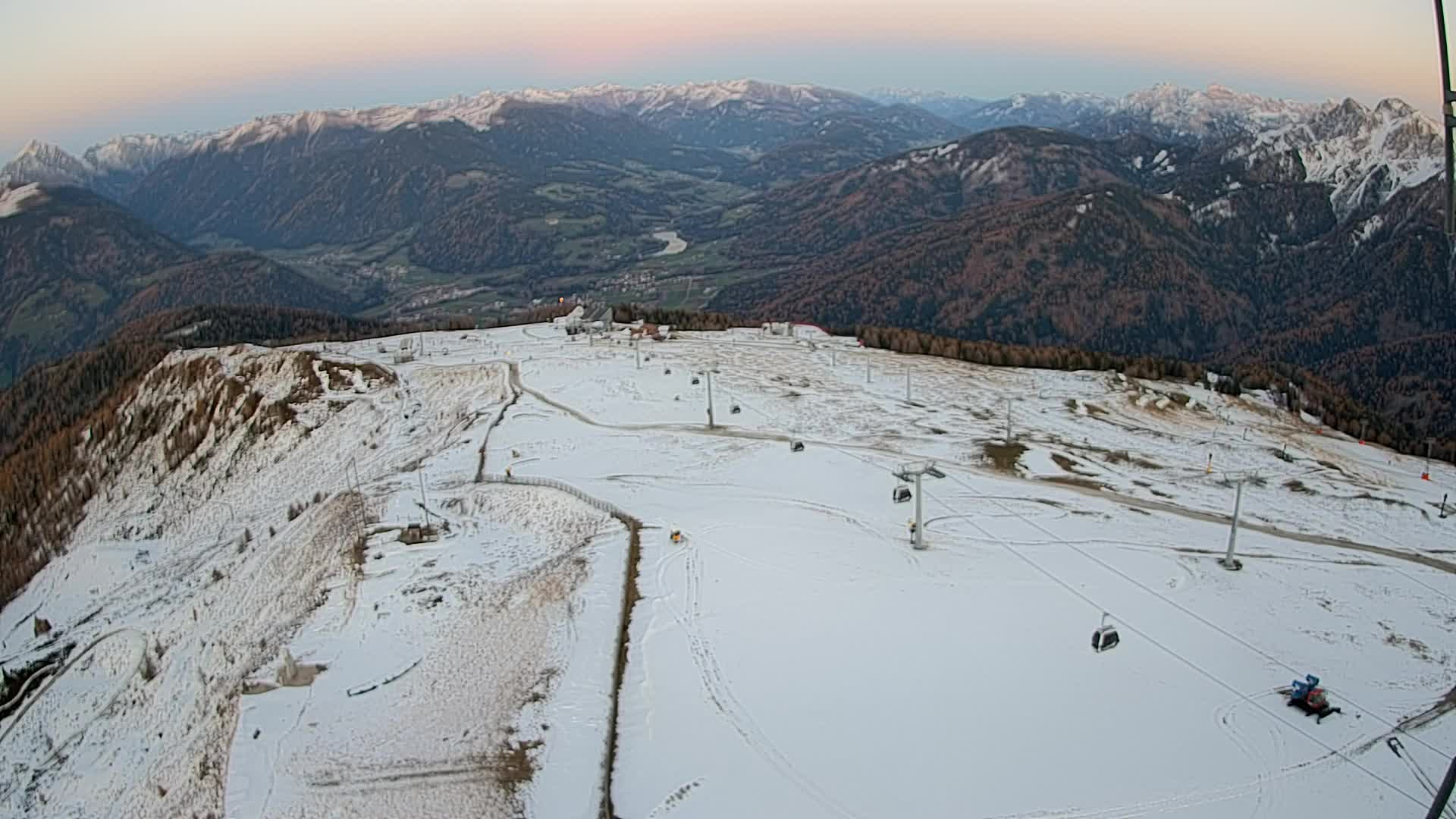 Kronplatz vrh | pogled na Valdaora – Olang