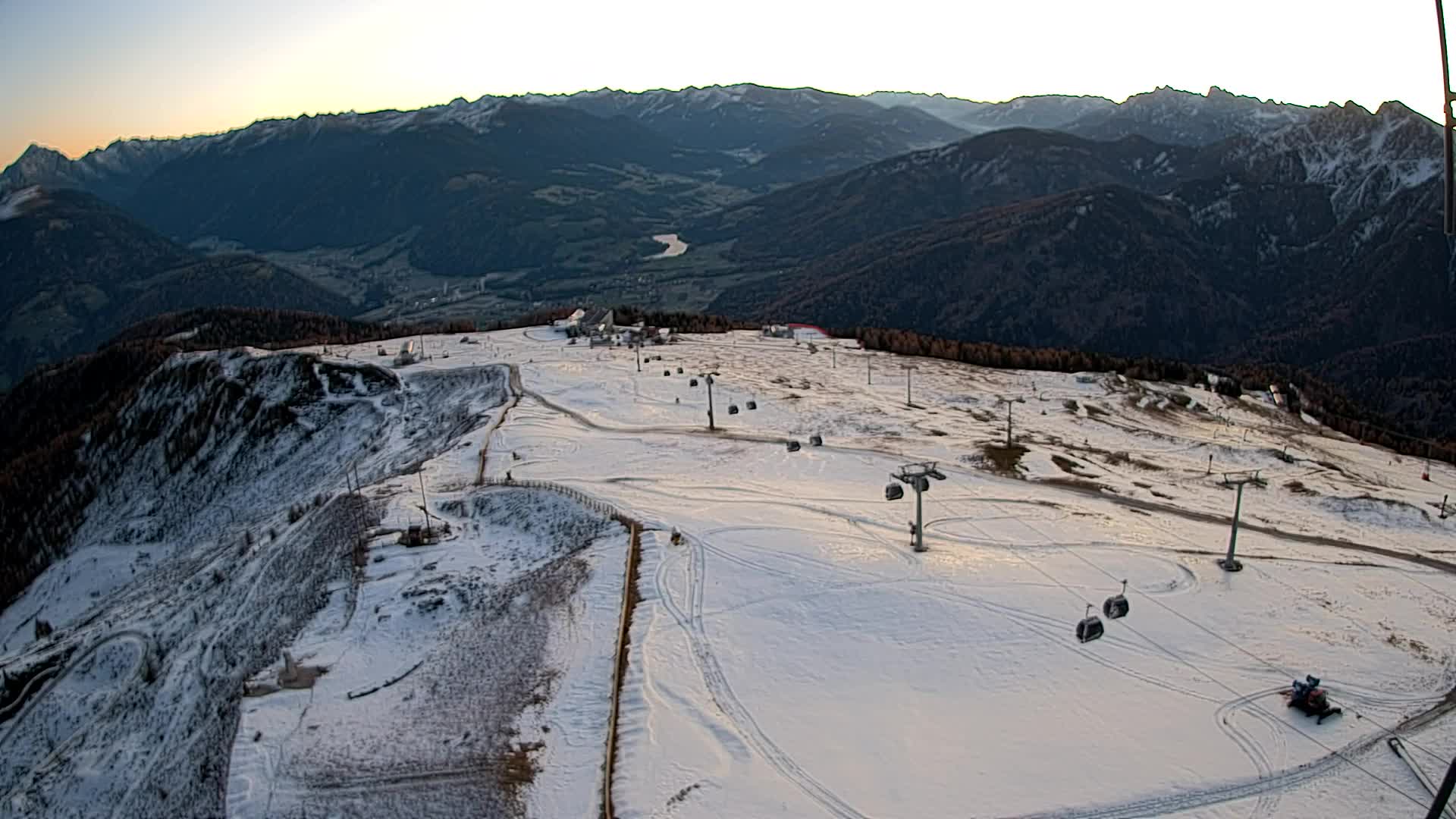 Kronplatz vrh | pogled na Valdaora – Olang