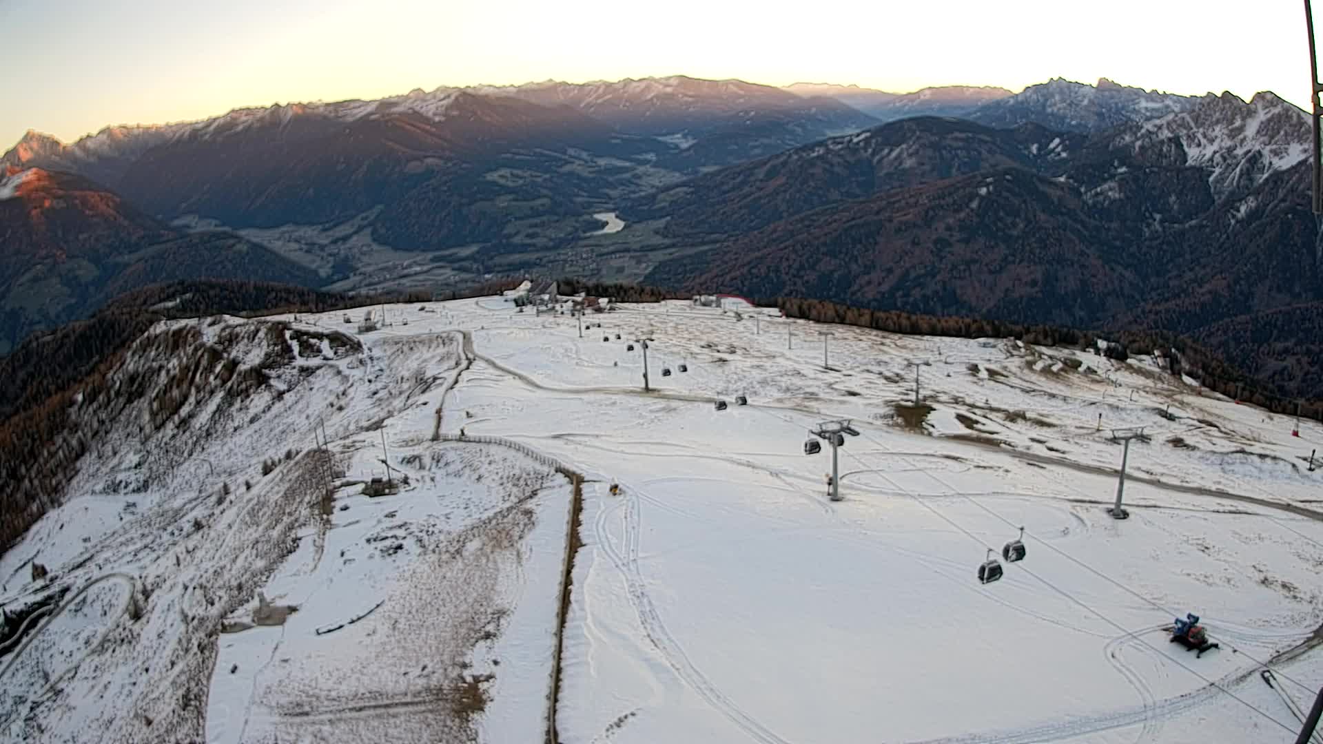 Sommet du Kronplatz | vue sur Valdaora – Olang