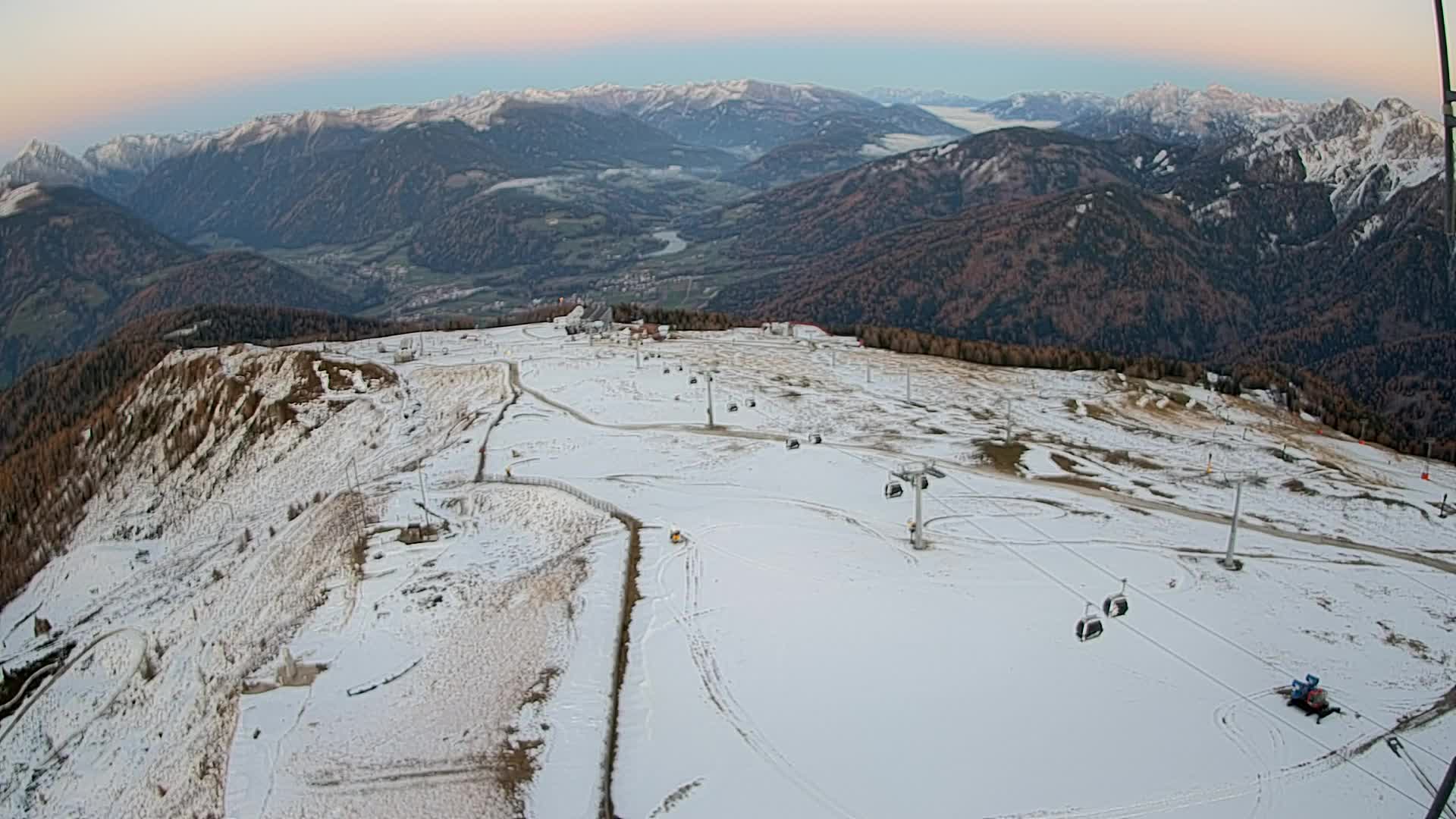 Sommet du Kronplatz | vue sur Valdaora – Olang