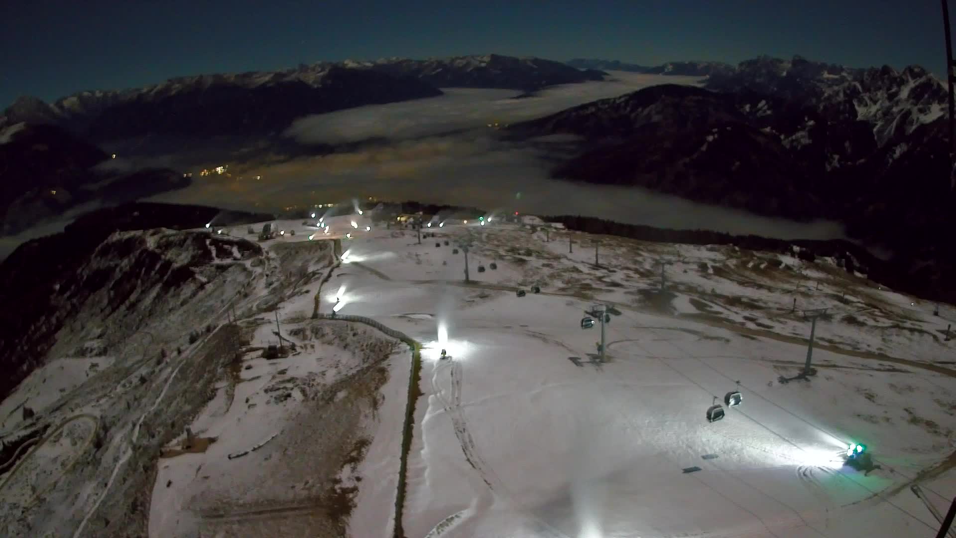 Kronplatz-Gipfel | Blick nach Olang – Valdaora