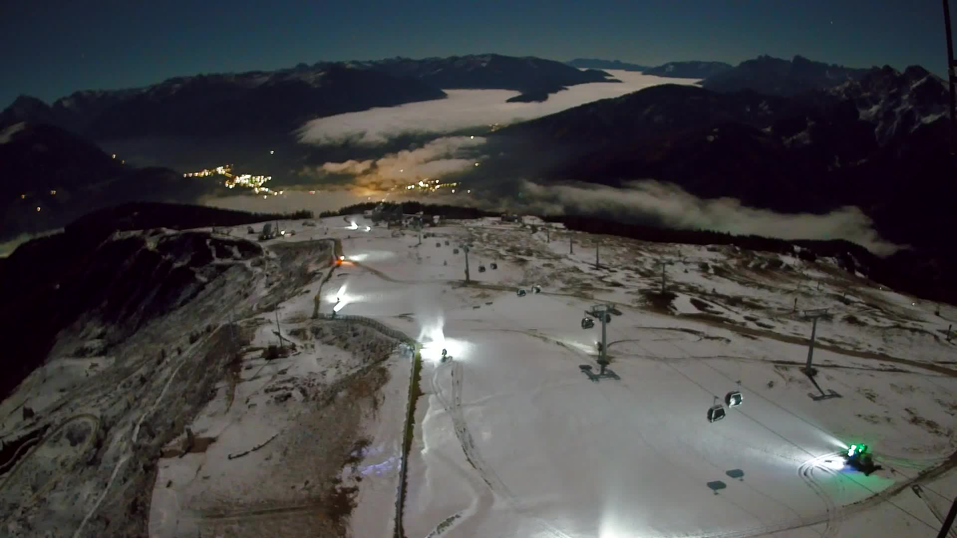 Kronplatz vrh | pogled na Valdaora – Olang