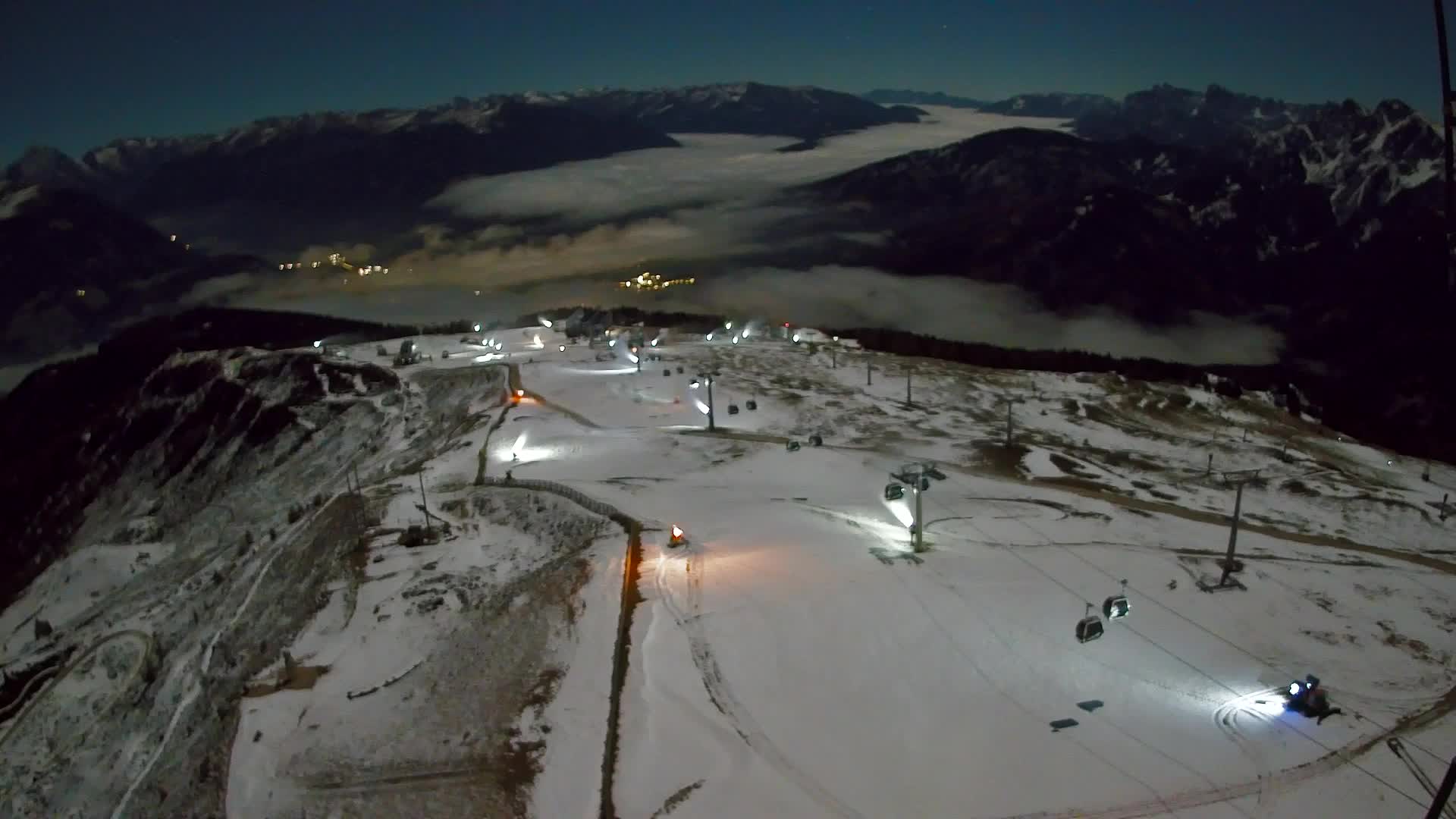 Kronplatz vrh | pogled na Valdaora – Olang