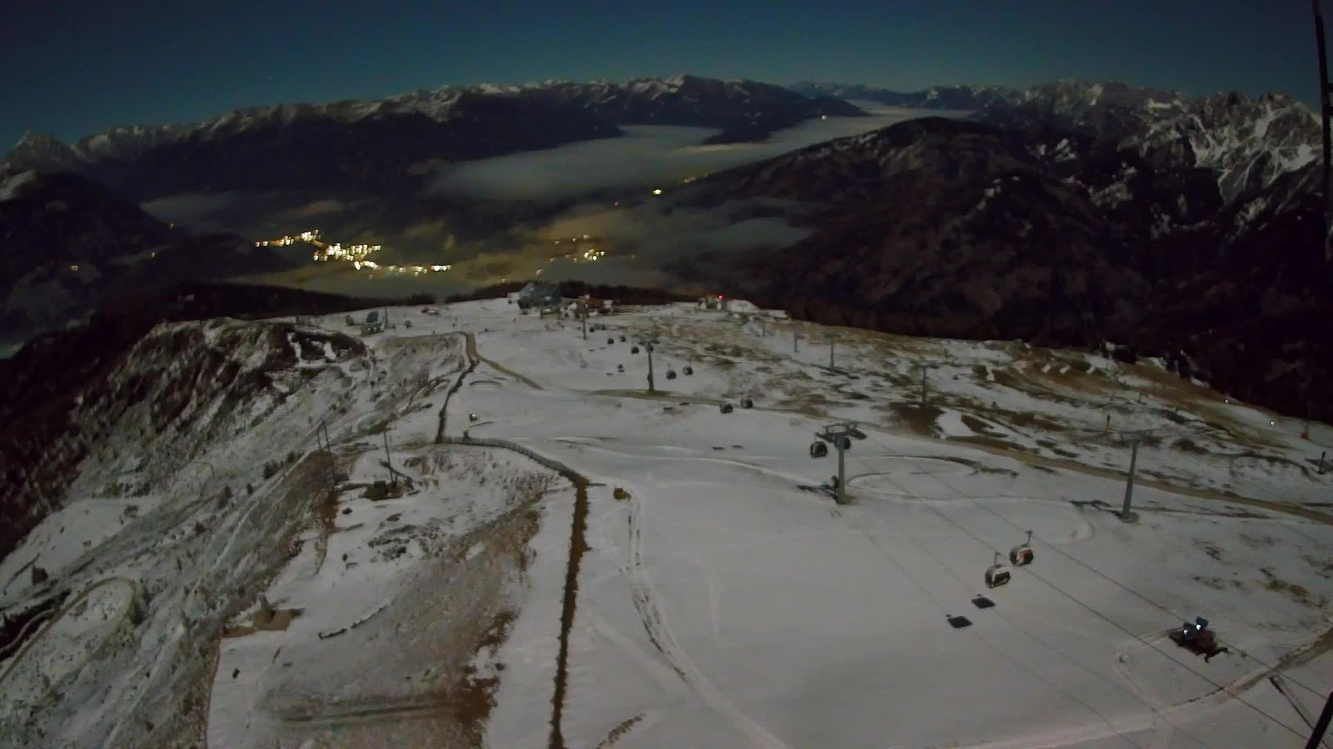 Kronplatz-Gipfel | Blick nach Olang – Valdaora