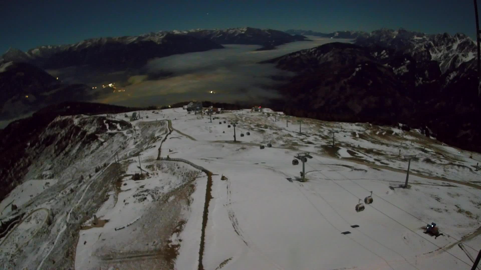 Kronplatz-Gipfel | Blick nach Olang – Valdaora