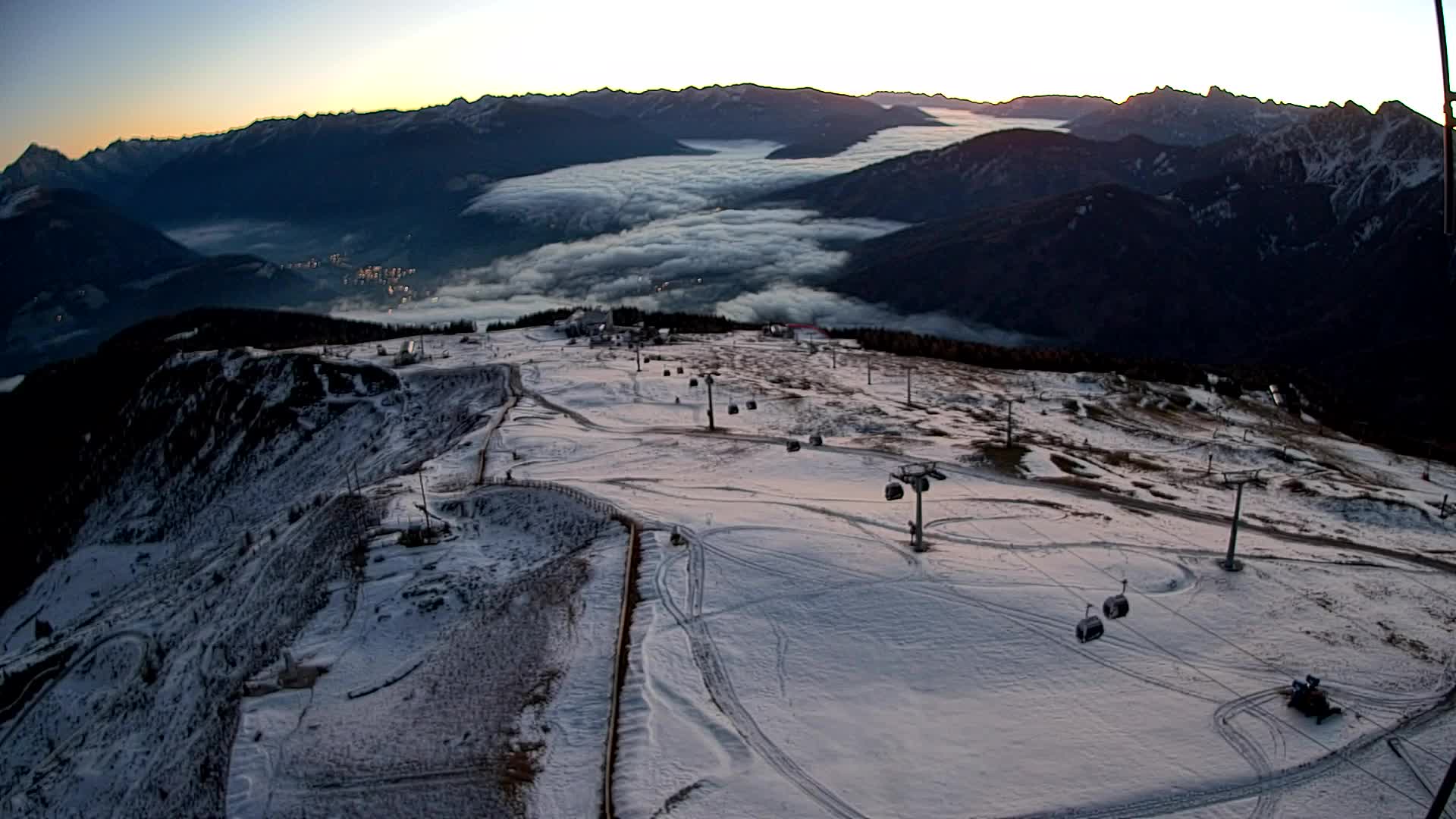Kronplatz-Gipfel | Blick nach Olang – Valdaora