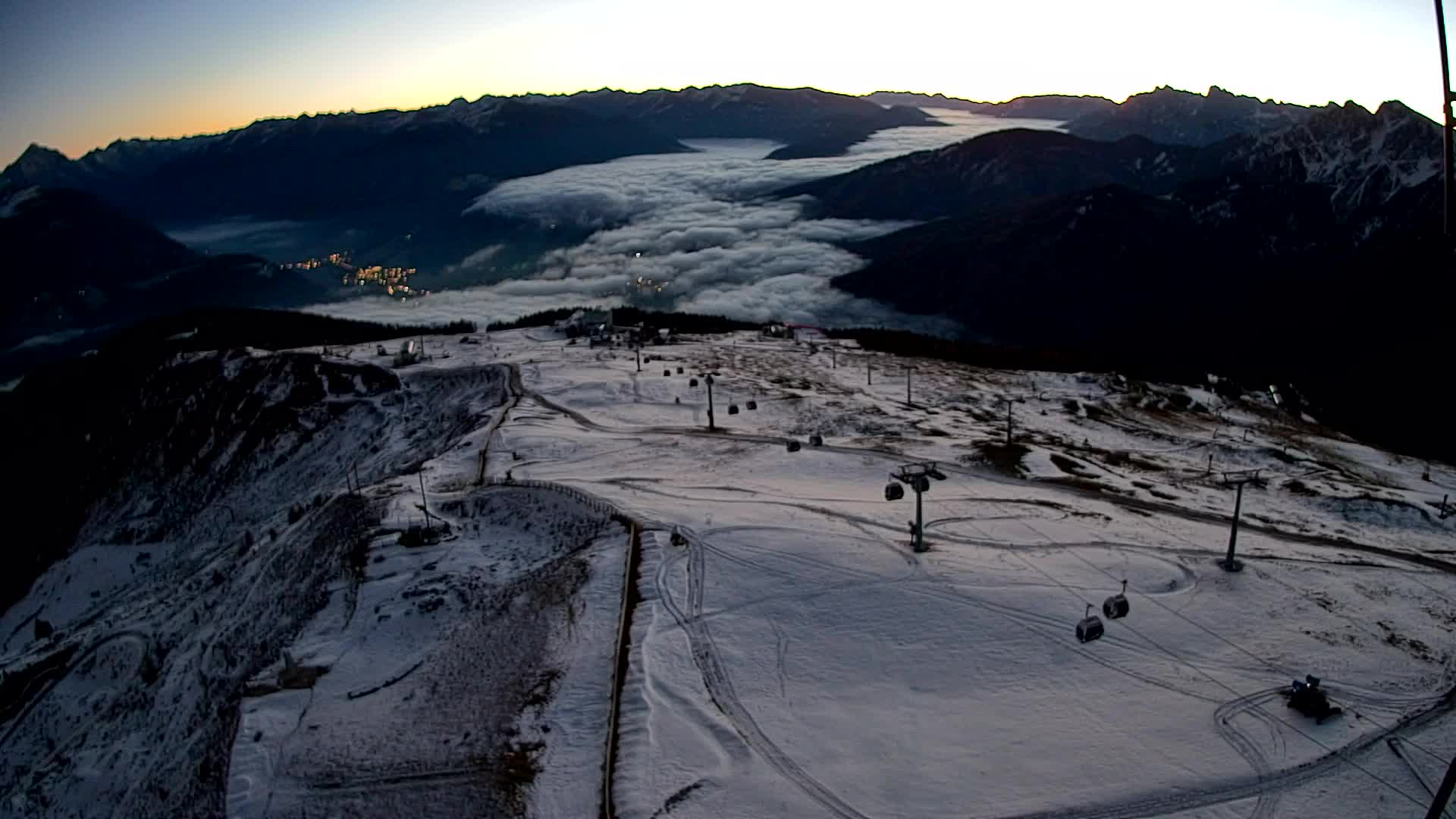 Kronplatz-Gipfel | Blick nach Olang – Valdaora