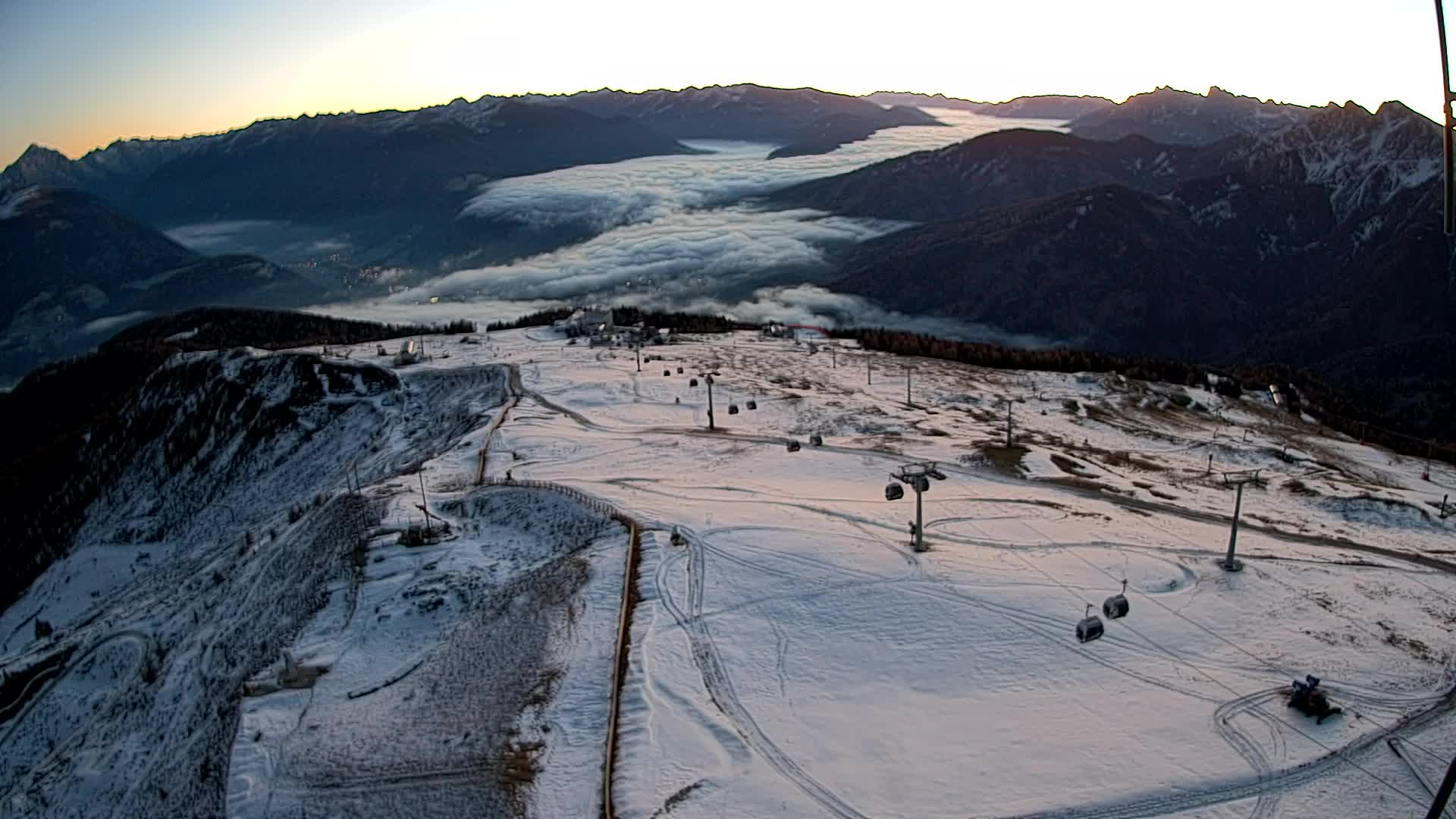 Kronplatz vrh | pogled na Valdaora – Olang