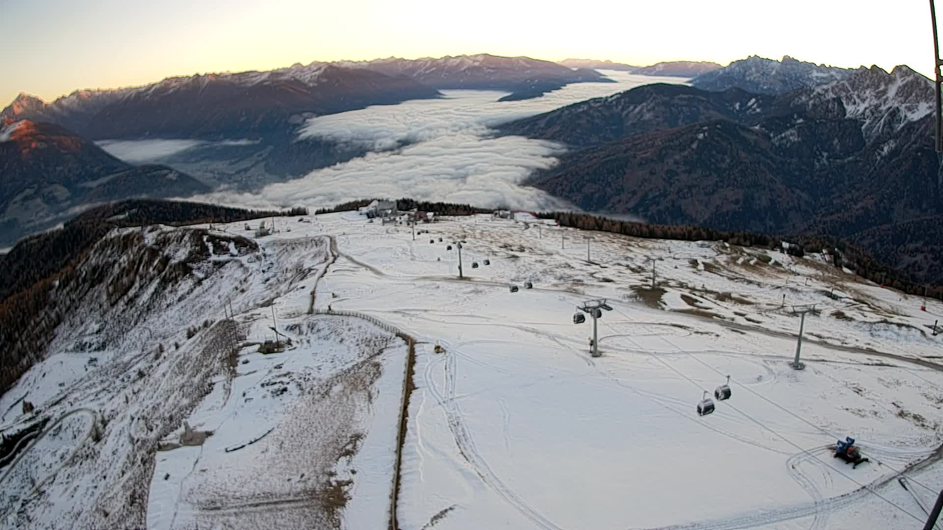 Sommet du Kronplatz | vue sur Valdaora – Olang