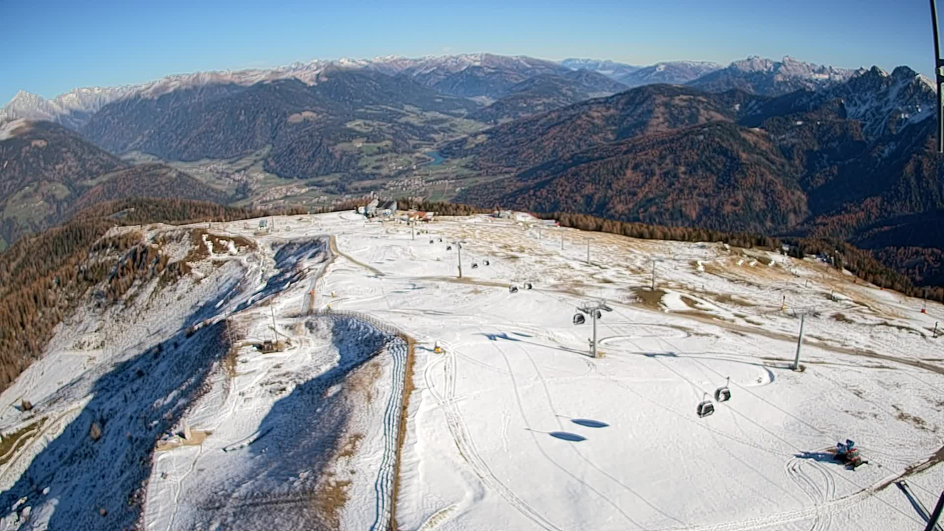 Kronplatz-Gipfel | Blick nach Olang – Valdaora