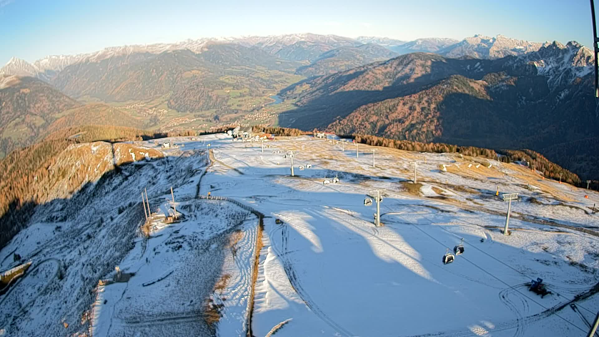 Kronplatz-Gipfel | Blick nach Olang – Valdaora