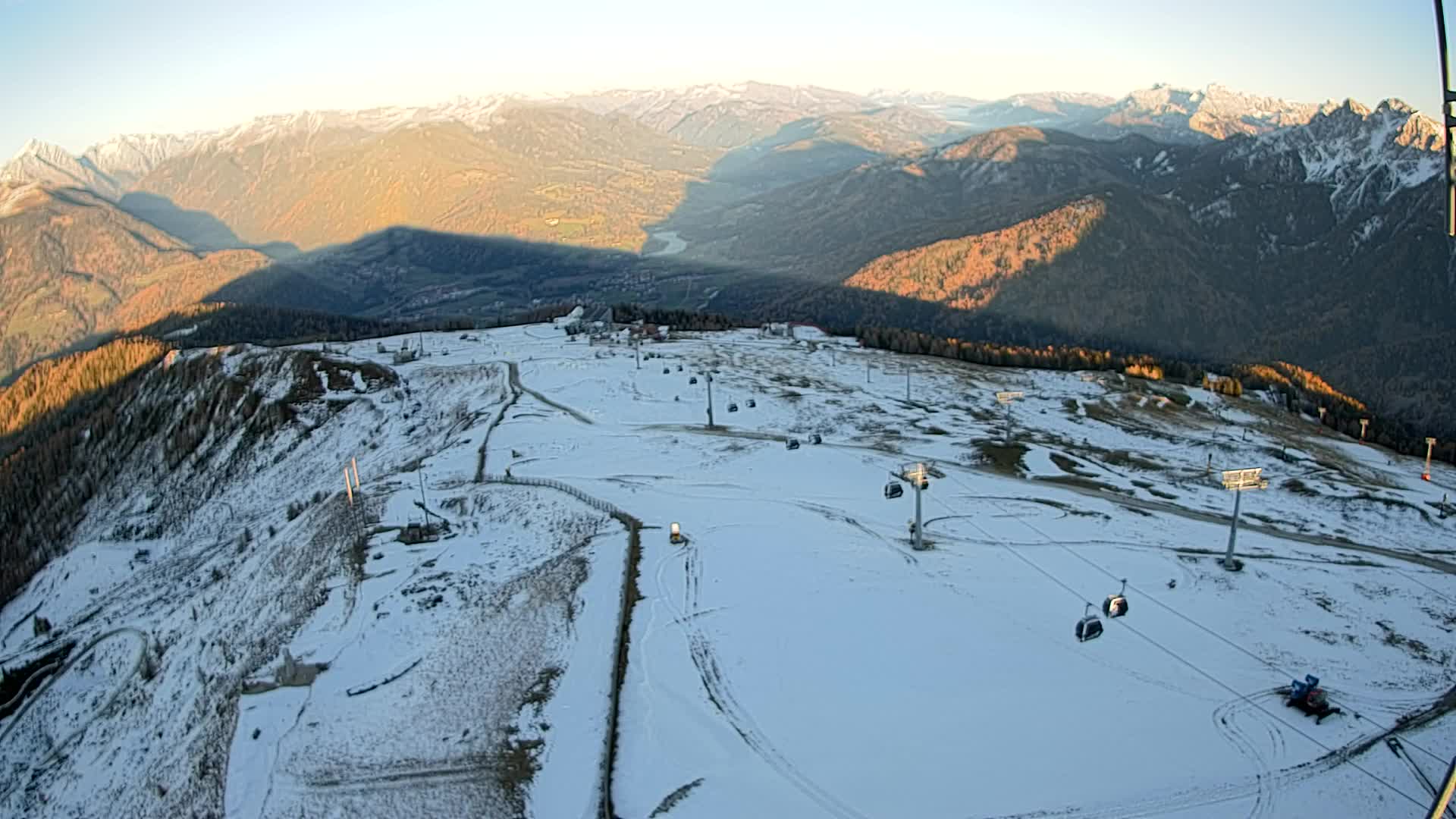 Kronplatz-Gipfel | Blick nach Olang – Valdaora