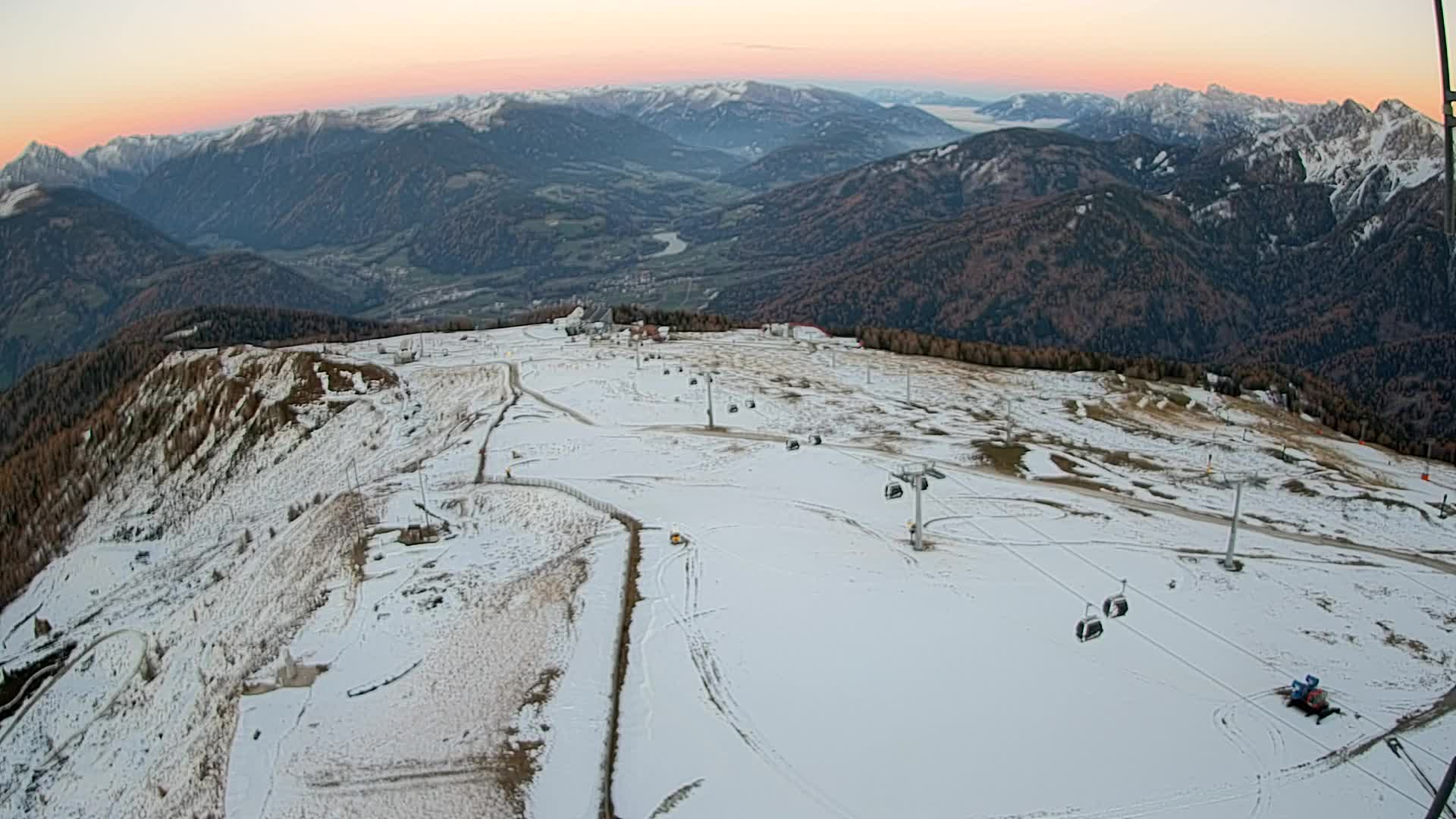 Kronplatz vrh | pogled na Valdaora – Olang