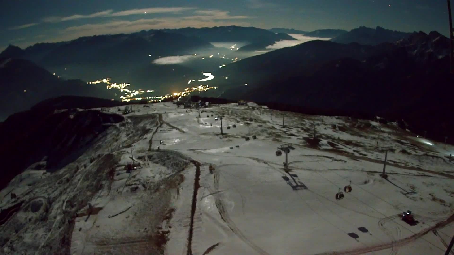 Kronplatz-Gipfel | Blick nach Olang – Valdaora