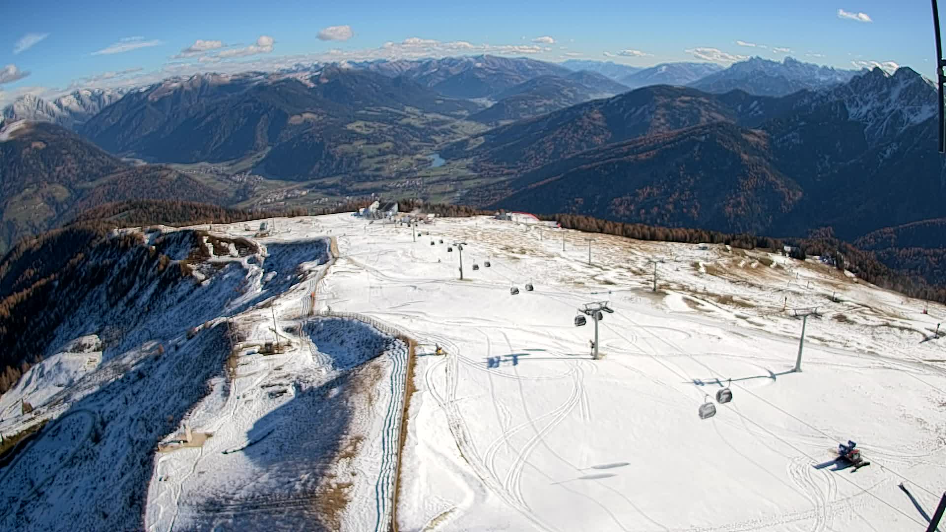 Kronplatz vrh | pogled na Valdaora – Olang